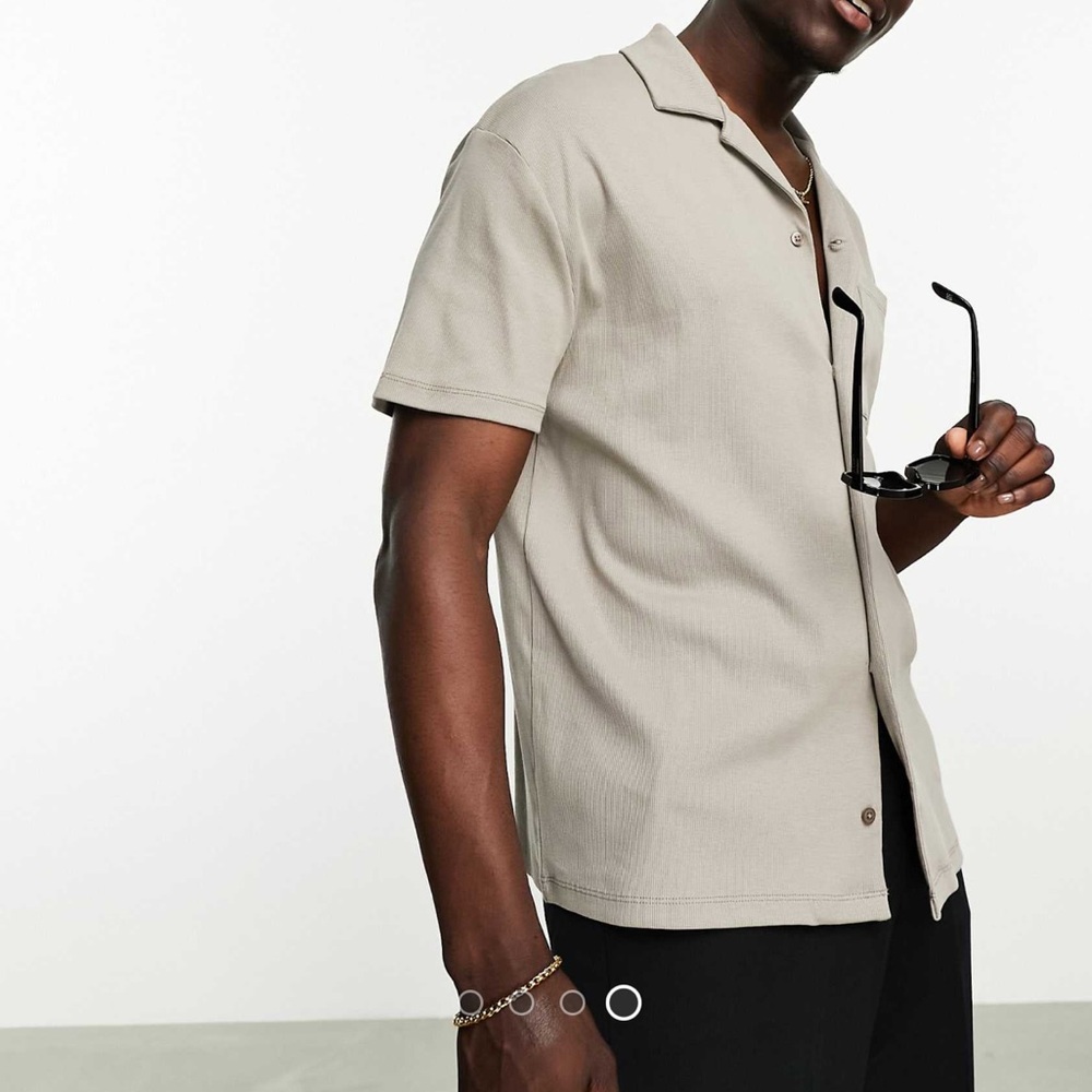 Men's Casual Gray Shirt